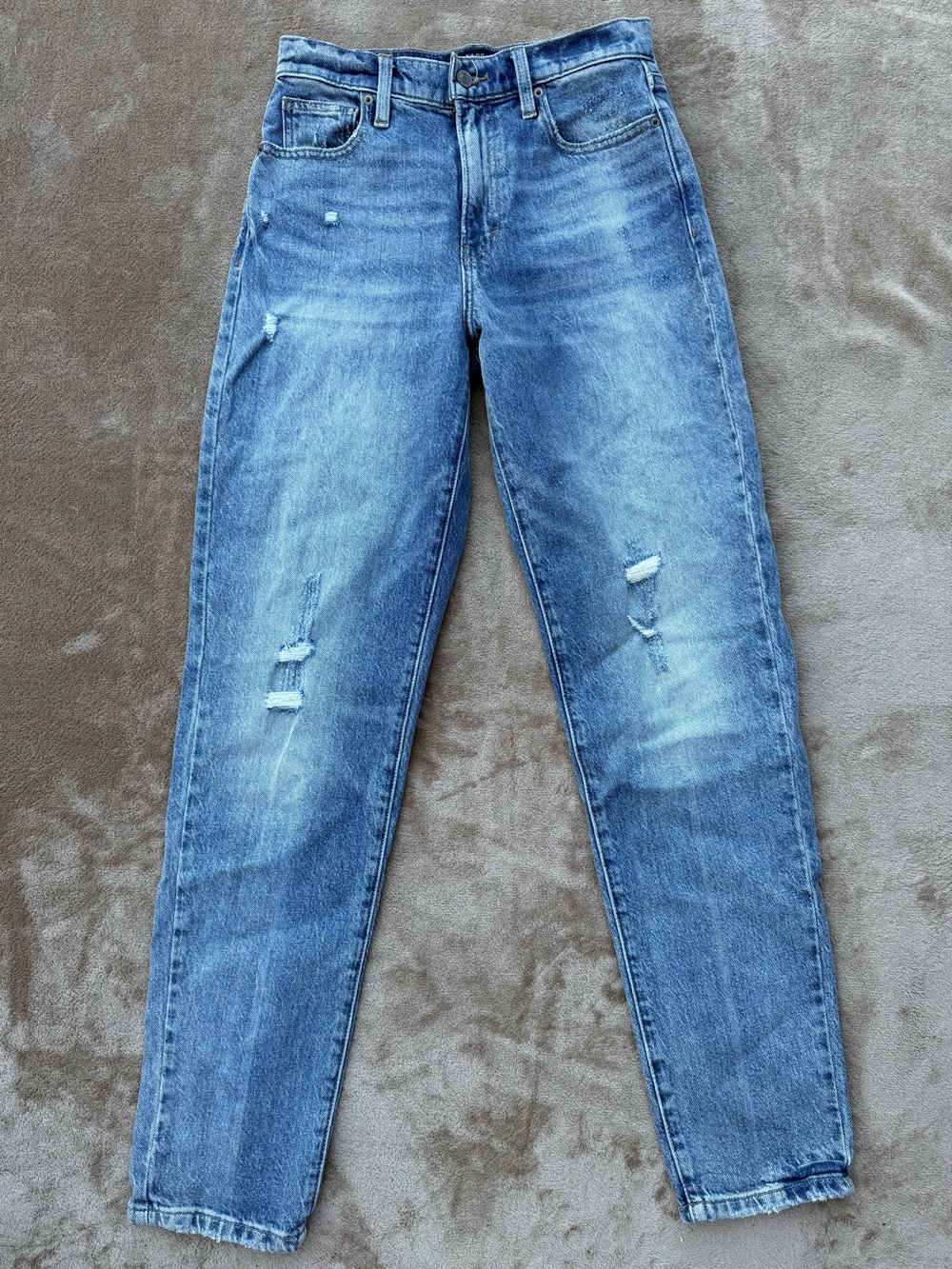 Lucky Brand High-Rise drew mom jeans